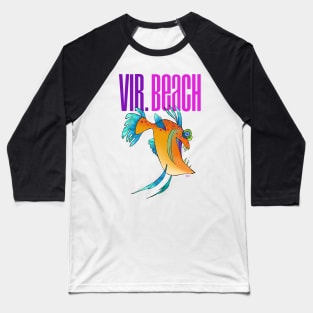 Krazy Fish - Virginia Beach Baseball T-Shirt